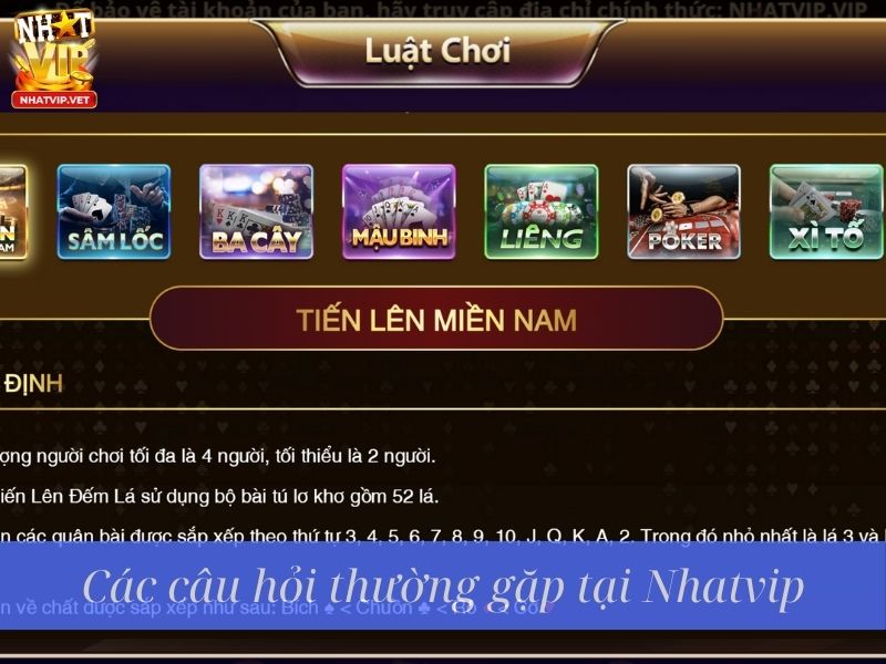 NHATVIP ⭐️ Link Vào Nhà Cái NHATVIP Update Mới Nhất 14 Các câu hỏi thường gặp tại Nhatvip